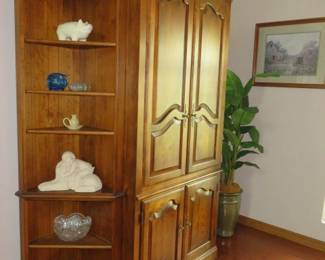 3 Piece Ethan Allen Media Center Wall Unit