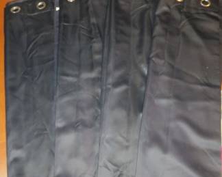 Heavy Black Curtain Panels