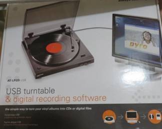 USB turntable & digital recording software