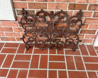 #74 - $80 - Pair of iron plaques 30x21