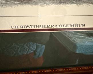 #63 - $78 - Christopher Columbus print 29x24