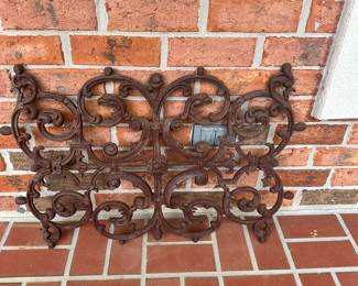 #74 - $80 - Pair of iron plaques 30x21