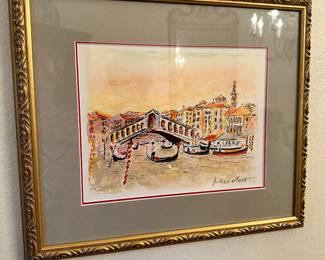 #22 - $50 - Venetian limited print signed 340/650 17x14