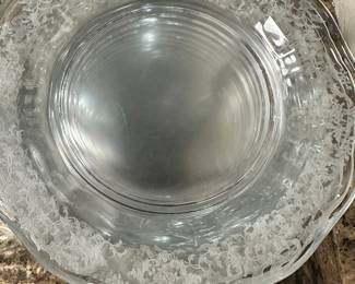 #83 - $220 - Fostoria "Navarre" 12 dinner/12 salad/19 B&B plates/ 12 saucers &10 cups