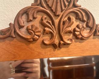 #47 - $110 - Antique beveled mirror 20x47