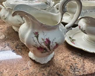 #77 - $540 - Antique Rosenthal Pompadour set of China
