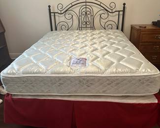 #67 - $220 - Sealy Posturepedic Queen size with metal headboard