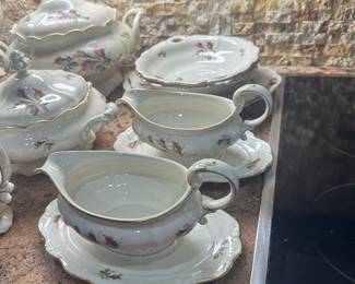 #77 - $540 - Antique Rosenthal Pompadour set of China