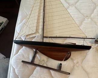 #60 - $70 - Schooner boat 6Wx23Lx20H