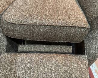 #11B - $395 - Electric recliner NORWALK brown curl upholstery 21seatx39x34 deep (closed) works great
