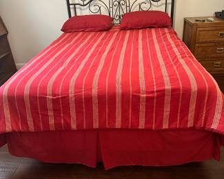 #67 - $220 - Sealy Posturepedic Queen size with metal headboard
