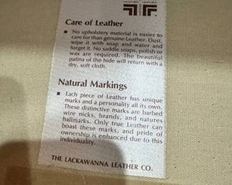 #3 - $300 - Leather Chair Lackawanna Wing Back Burgundy Chair Nail Head