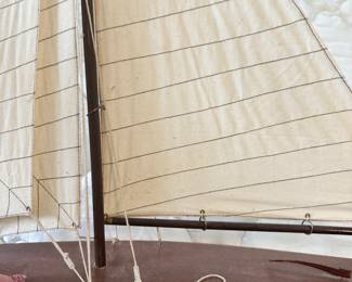 #60 - $70 - Schooner boat 6Wx23Lx20H
