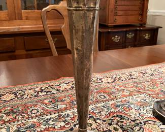 #44 - $75 - Sterling Weighted Trumpet Vase