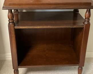 #60 - $100 - Book/Dictionary or Bible wood holder stand on casters