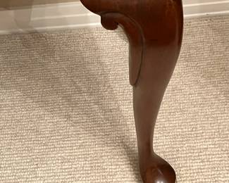 #33 - $220 - mahogany Silver/Jewelry hest by Crawford Furniture 23W X 15D X 38H