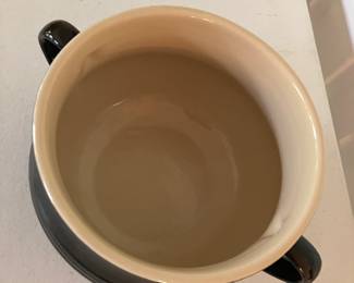 #116 - $100 - Le Creuset round braiser brown #30 - 12"D with lid dutch oven