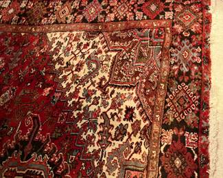 #31 - $600 - Antique Wool Rug Red and Coral 8'8" X 10' x 8"
