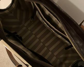 #149 100.00 Brahmin Coffee Arden Satchell