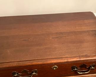 #33 - $220 - mahogany Silver/Jewelry hest by Crawford Furniture 23W X 15D X 38H