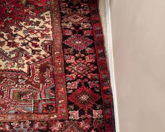 #31 - $800 - Antique Wool Rug Red and Coral 8'8" X 10' x 8"