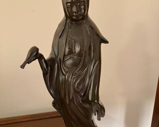 #50 - $180 - Bronze Thai Goddess 24H X 9W