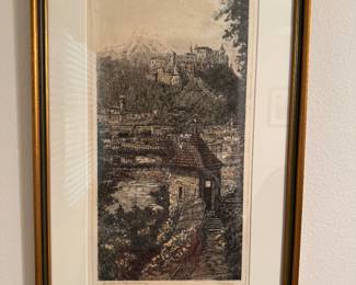 #77A - $100 - Axel Herman Haig (Swiss 1835-1921) etching & dry point- each signed in pencil in margin. Each published by Robert Dunthorne London 1898