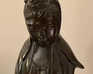 #50 - $180 - Bronze Thai Goddess 24H X 9W