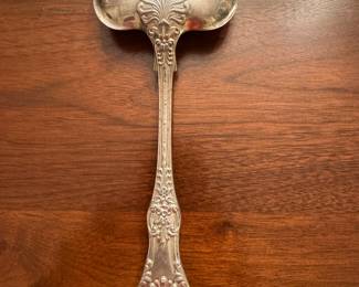#44 - $375 - Tiffany & Co sterling serving Fish fork -King pattern.
