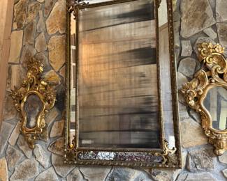 #5 - $1,000 - French Regency style - 19th Century Mirror - gilt wood 39x66