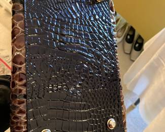#149 100.00 Brahmin Coffee Arden Satchell