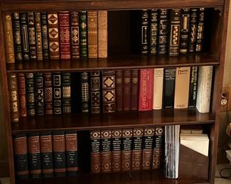 #21 - $150 - Mahogany Bookcase with 3 Shelves 3' wide X 38" High X 12" Deep