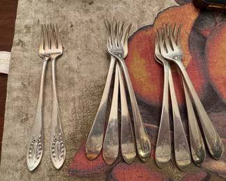 #41- $2,500- Sterling Flatware by Sheve & Co. - Napoleonic 1909 Pattern - Some mono S / G / D - total weight 108.77 Toz for 117 pieces