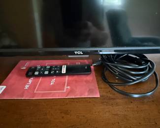 This is a terrific TCL, smart television with instruction and remote