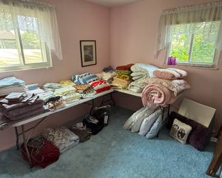 Here is the obligatory linen room