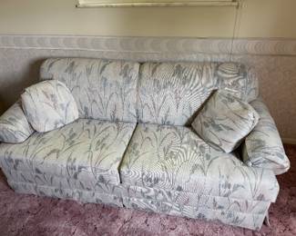 This is a beautiful and prestine sofa sleeper