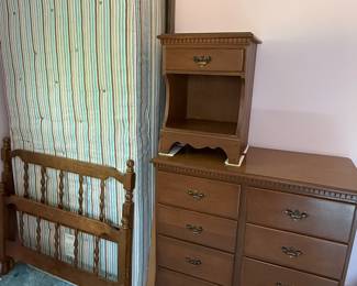 And that is a complete three bedroom set would be great in any boys room