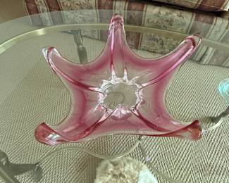 Here’s a beautiful vintage Marano glass bowl!