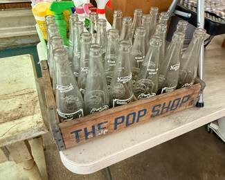 This is a full case of 24 bottles of national beverages from the pop shop in Saginaw Michigan