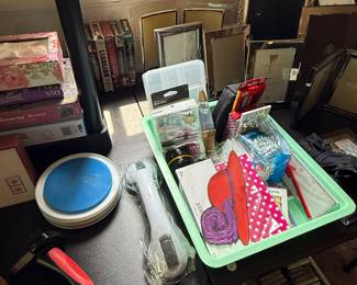 We have a few VHS DVDs with lots of odd odds and ends