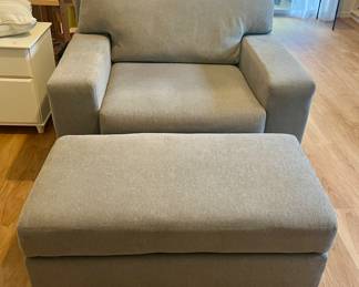 Ashley Maggie Chair And A Half with Ottoman