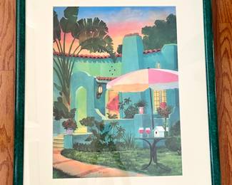 Bill has concentrated on the Florida landscape in oil and watercolor. Having spent much of his childhood immersed in the coastal landscape, fishing and drawing, he still loves marine life and it creeps into his artwork quite often. Paintings of fish lurking in unexpected scenarios such as front yards, doorways and gardens have delighted collectors of his work.