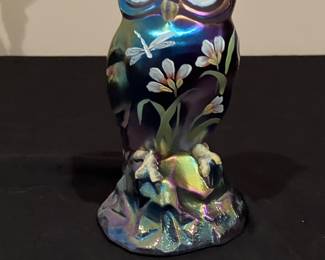 Artist signed Fenton owl