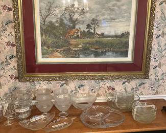Vintage glassware