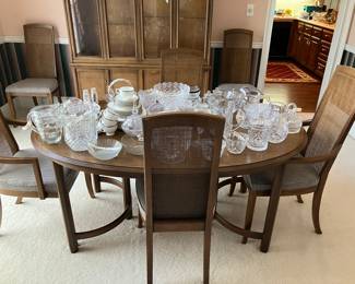 Mid-Century Dining Table & 6 Chairs