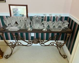 Iron & Glass Console Table
Historian “American”
