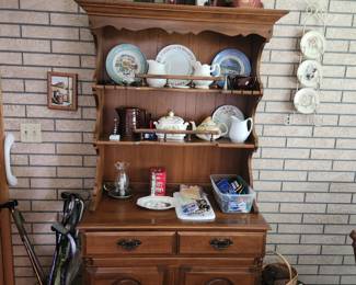 Maple Kitchen Hutch