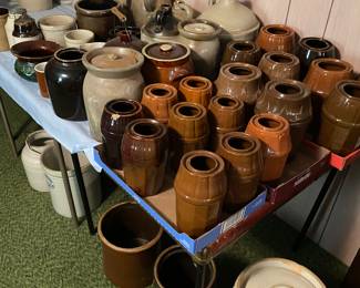 Huge Crock Collection