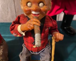 McGregor mechanical toy, it actually blows smoke