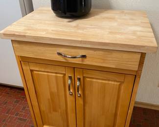 Butcher block top Cabinet/work table
